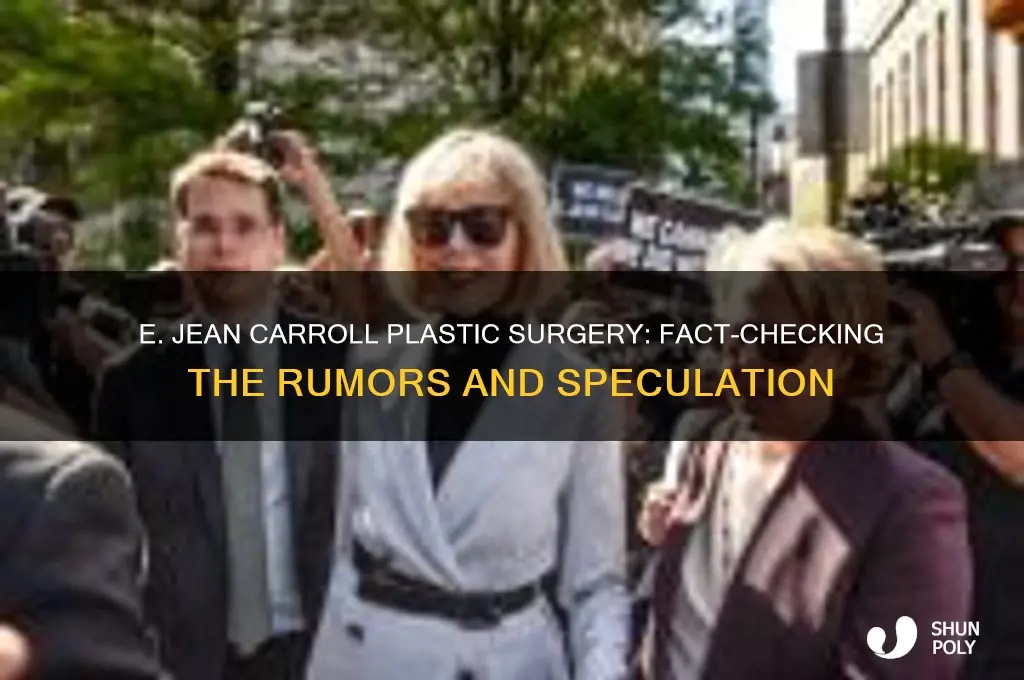 has e jean carroll had plastic surgery