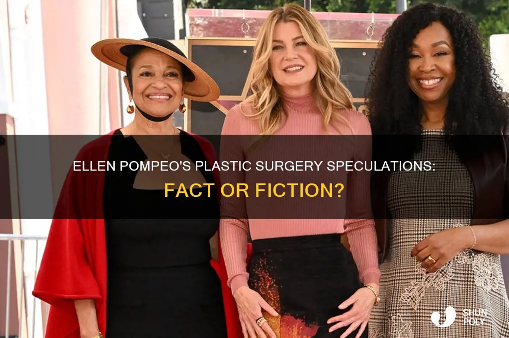 has ellen pompei had any plastic surgery