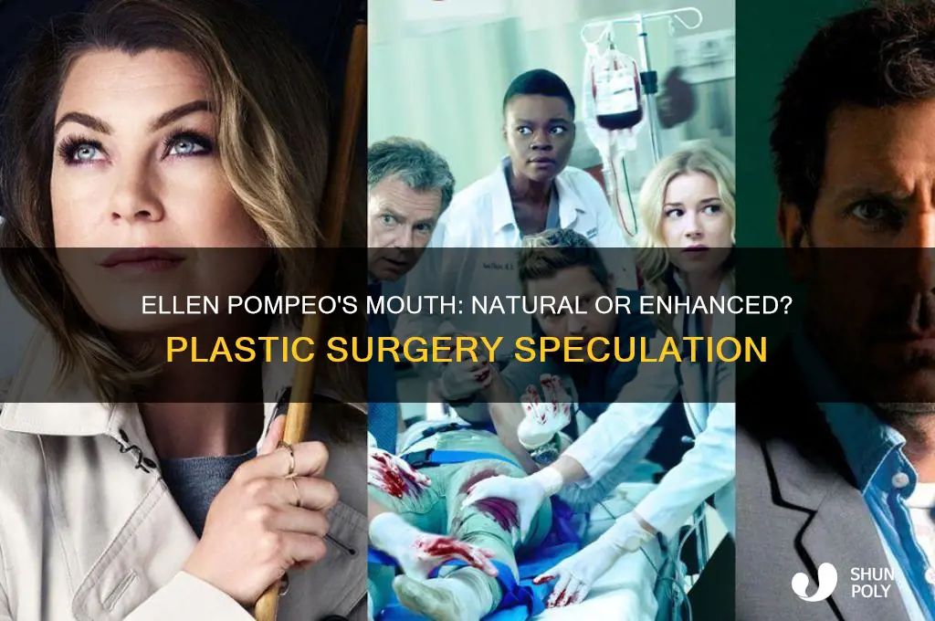 has ellen pompeo had plastic surgery on her mouth