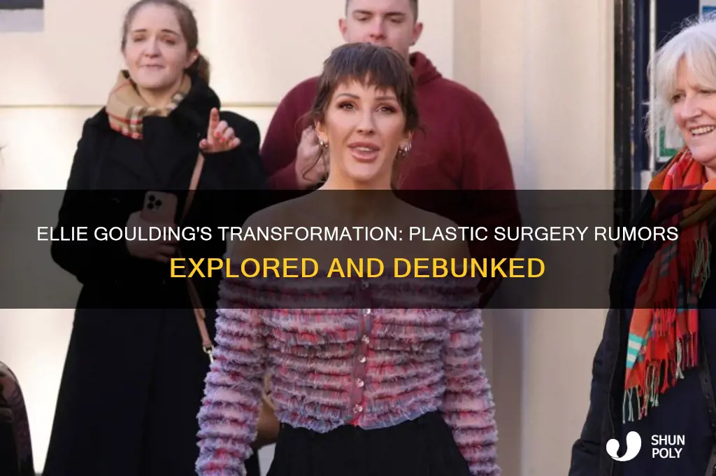 has ellie goulding had plastic surgery