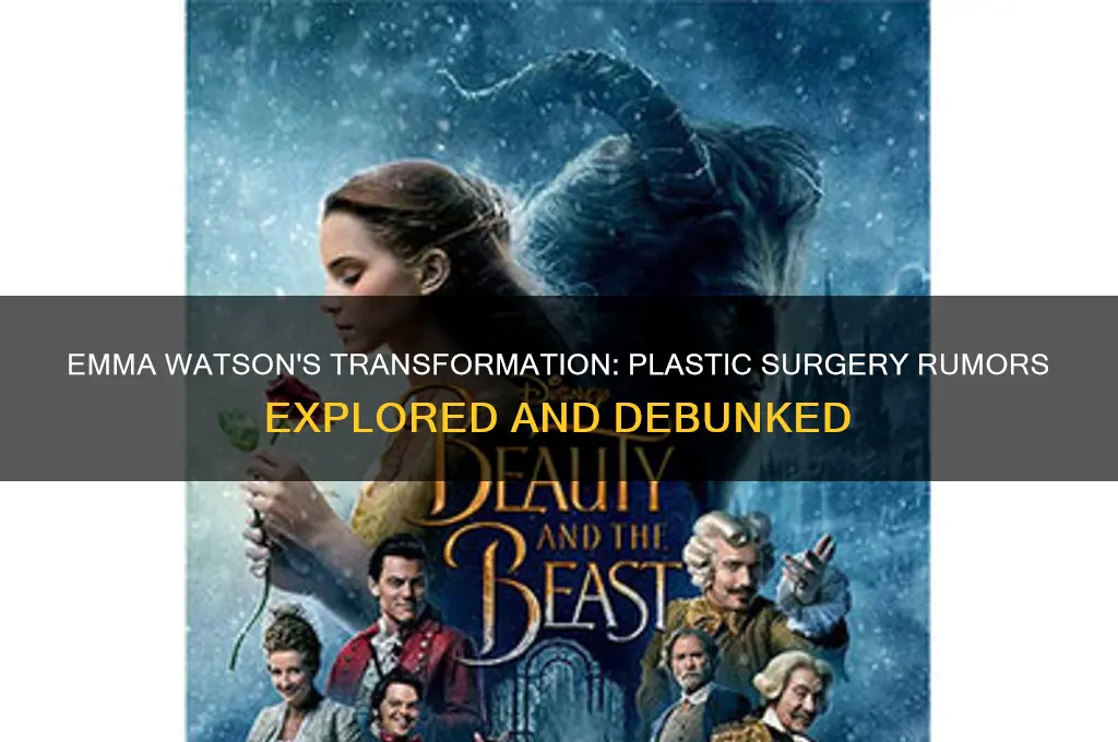has emma watson gotten plastic surgery