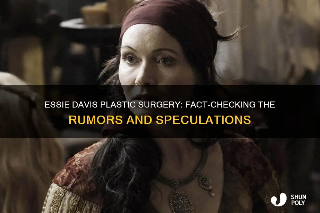 has essie davis had plastic surgery