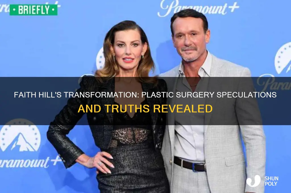 has faith hill had any plastic surgery