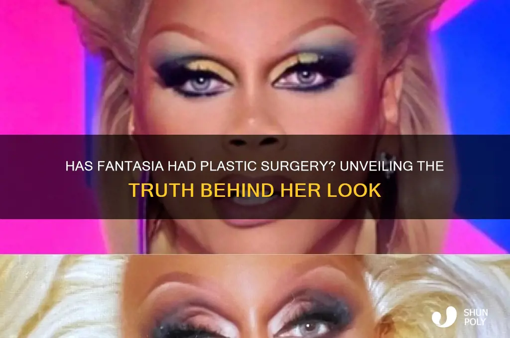 has fantasia had plastic surgery