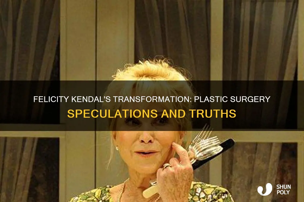 has felicity kendal had plastic surgery