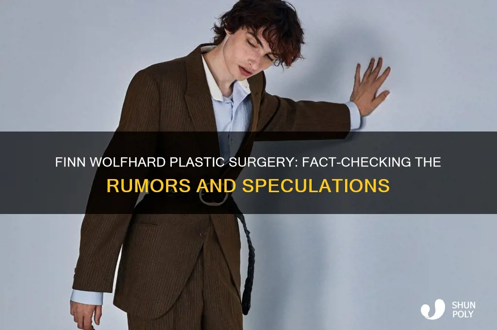 has finn wolfhard had plastic surgery