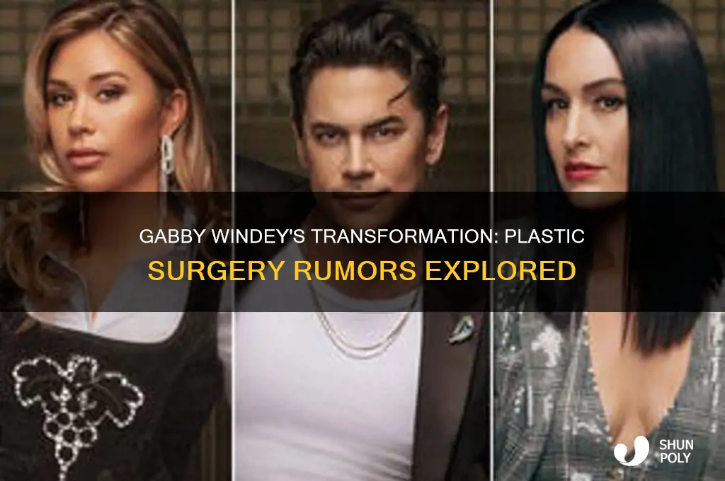 has gabby bachelorette had plastic surgery