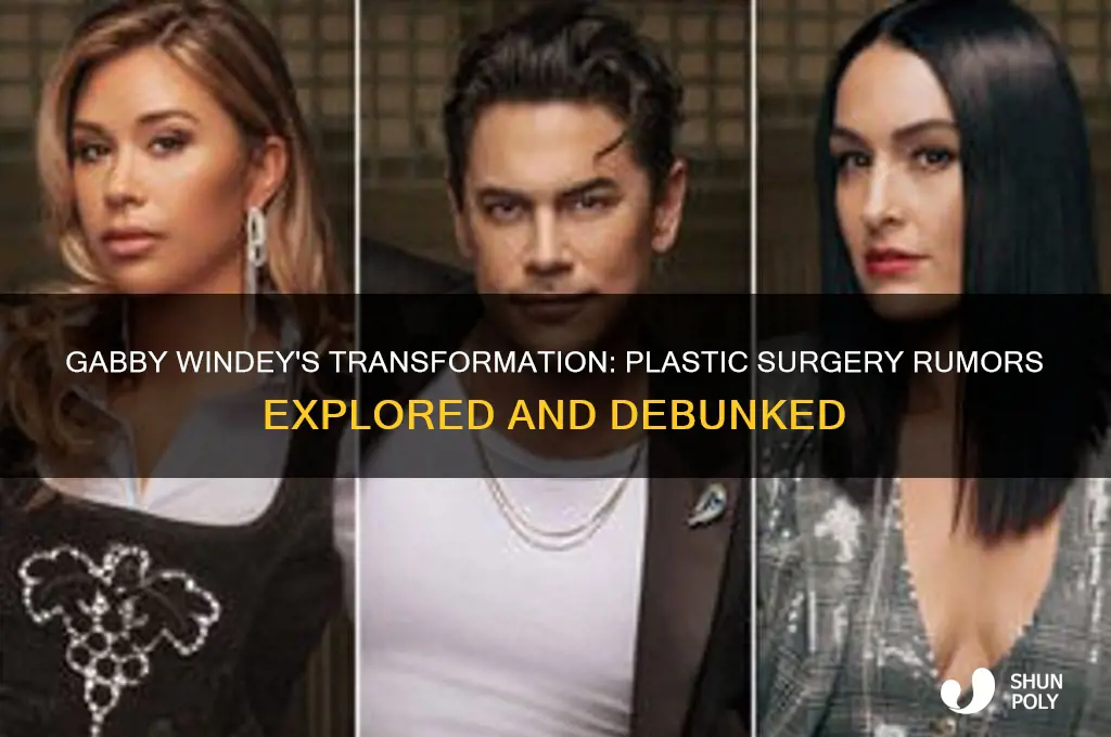has gabby windy had plastic surgery