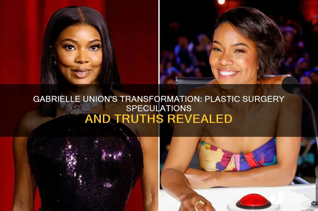 has gabrielle union had plastic surgery