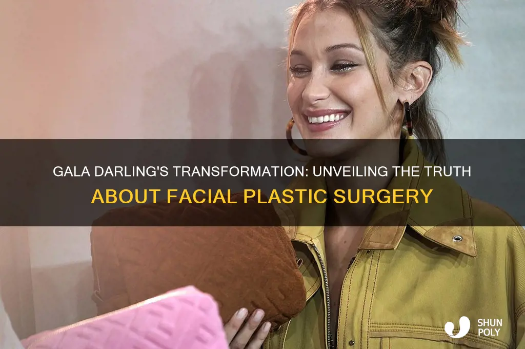 has gala darling had facial plastic surgery