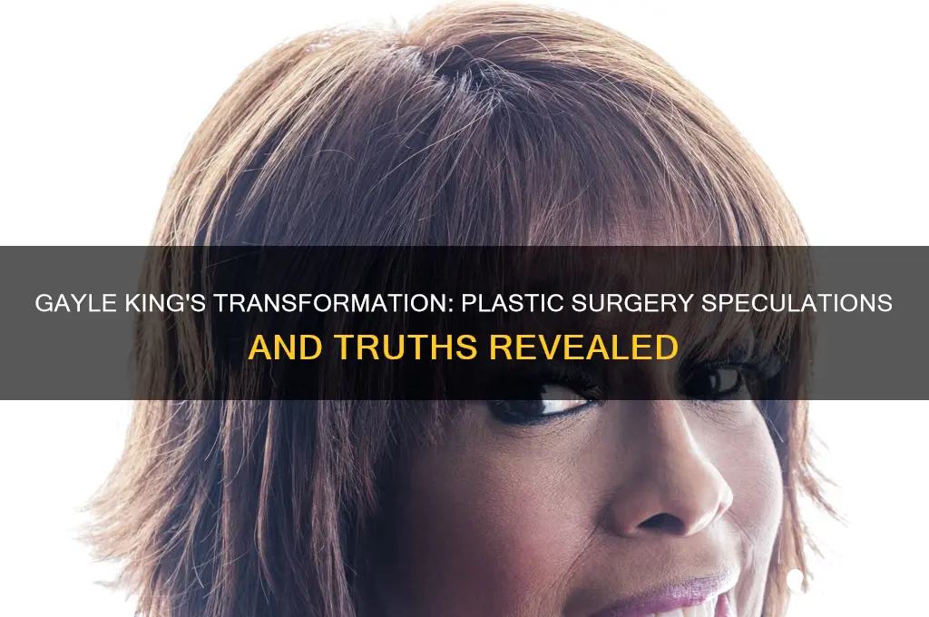 has gayle king had plastic surgery