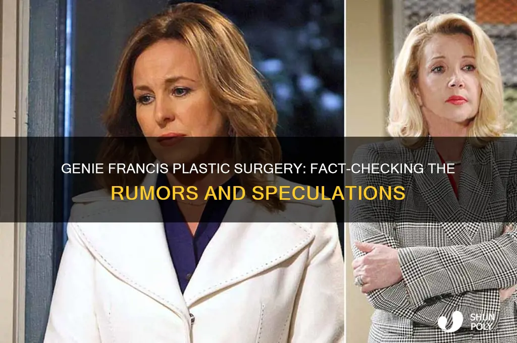 has genie francis had plastic surgery