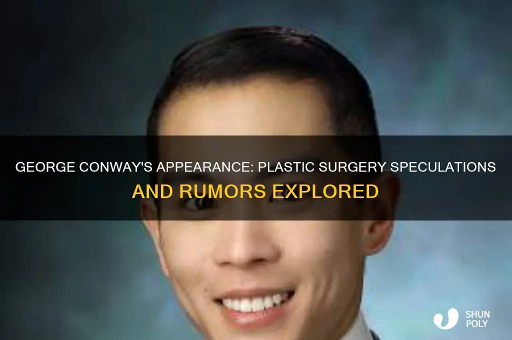 has george conway had plastic surgery