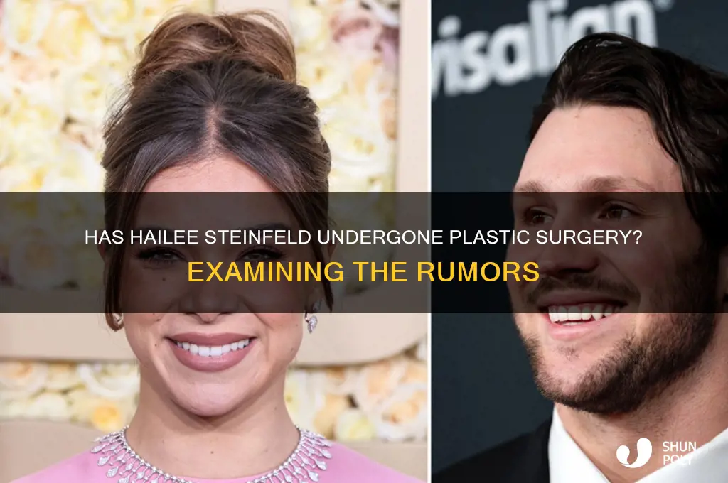 has hailee steinfeld had plastic surgery