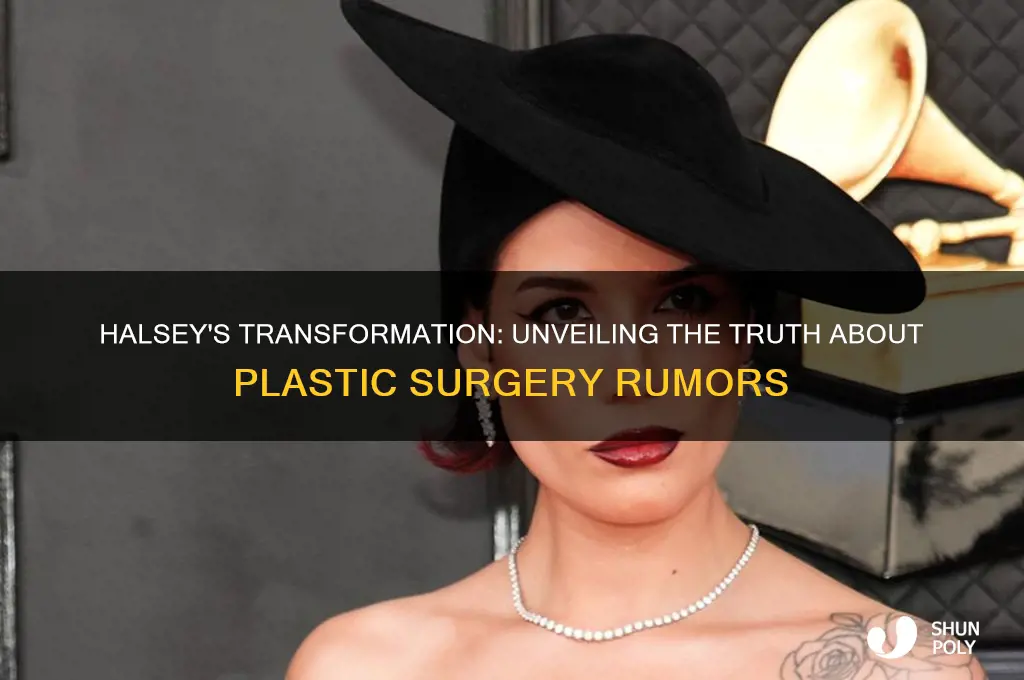 has halsey had plastic surgery