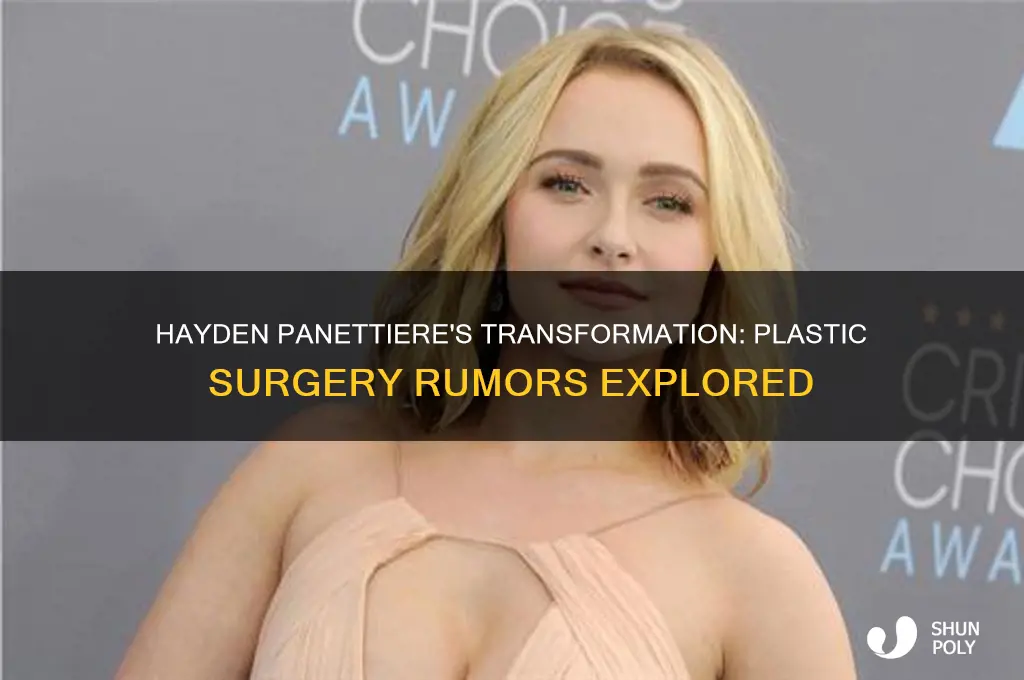 has hayden panettiere had plastic surgery