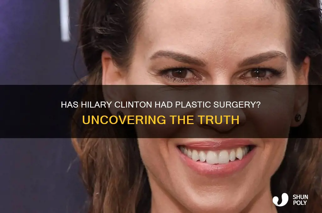 has hilary clinton had plastic surgery