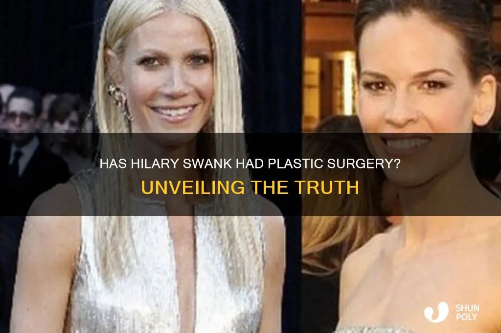 has hilary swank had plastic surgery
