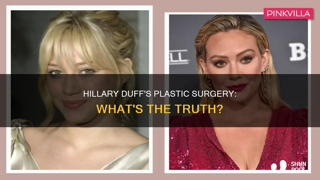 has hillary duff had plastic sx