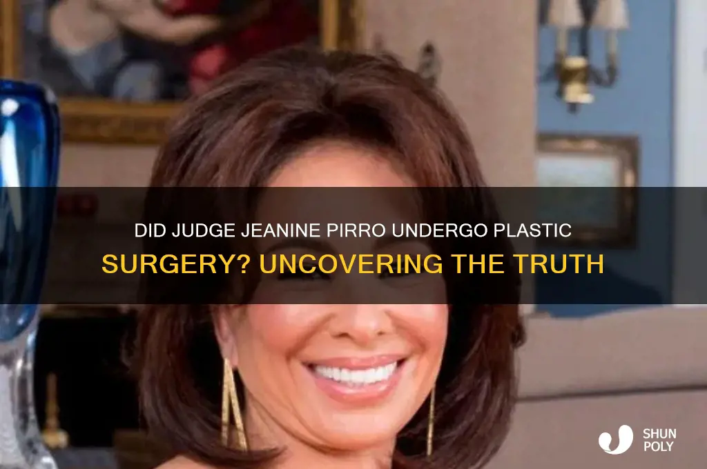 has hudge jeaninevhad plastic surgery