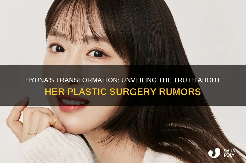 has hyuna had plastic surgery