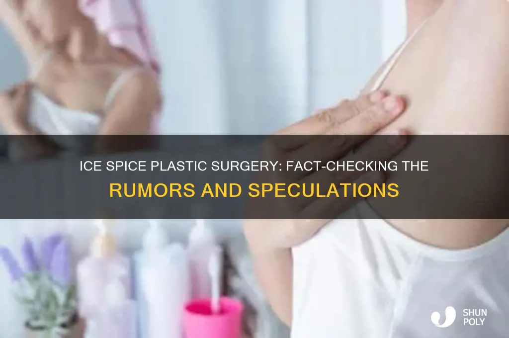 has ice spice done plastic surgery