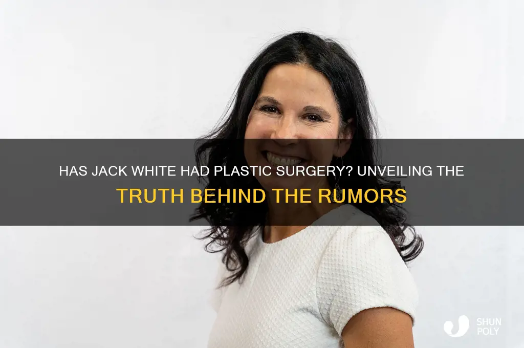 has jack white had plastic surgery