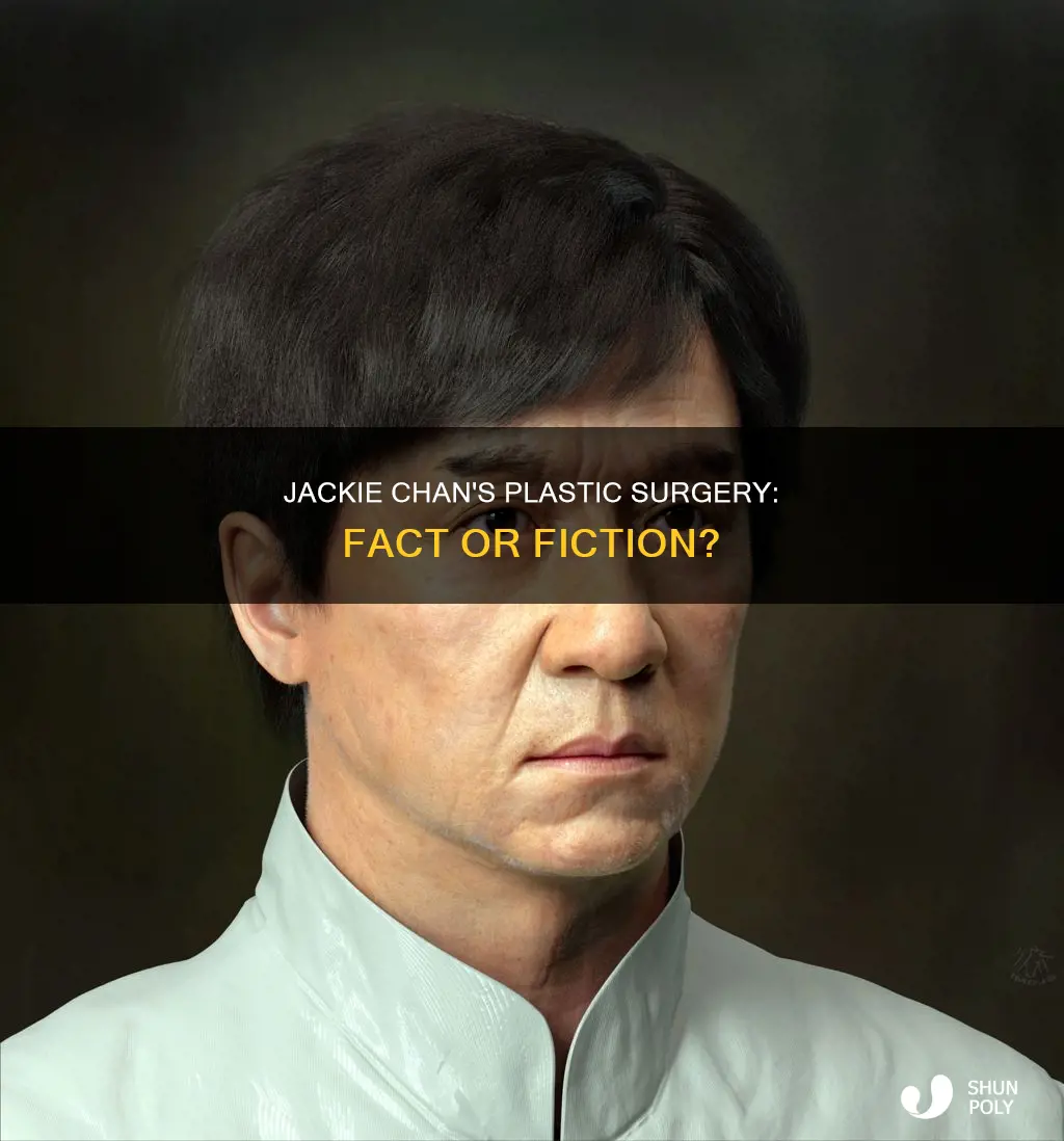 has jackie chan had plastic serjury