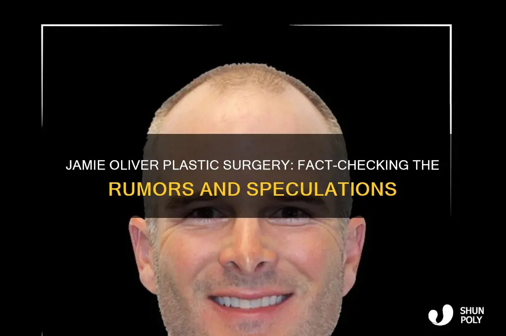 has jamie oliver had plastic surgery