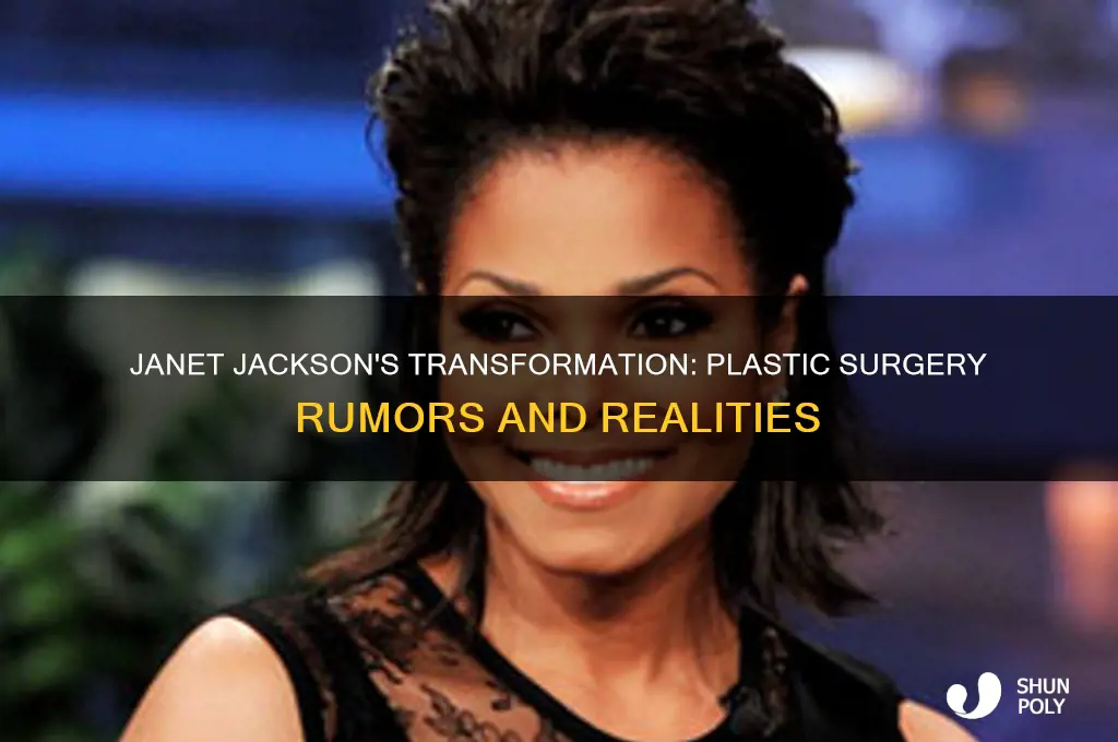 has janet jackson ever had plastic surgery