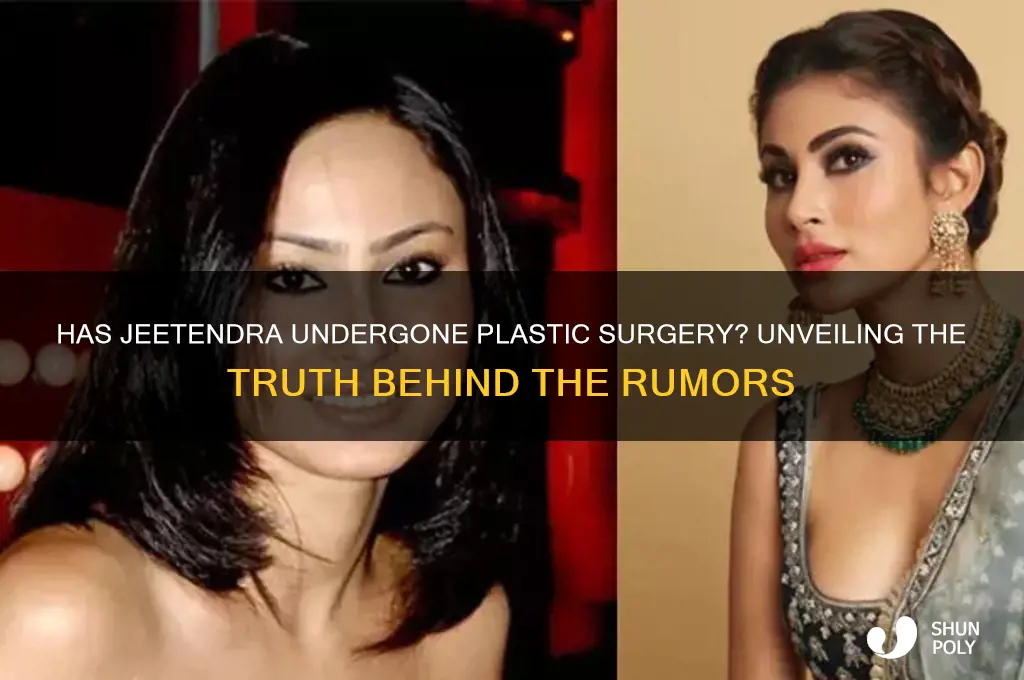 has jeetendra done plastic surgery