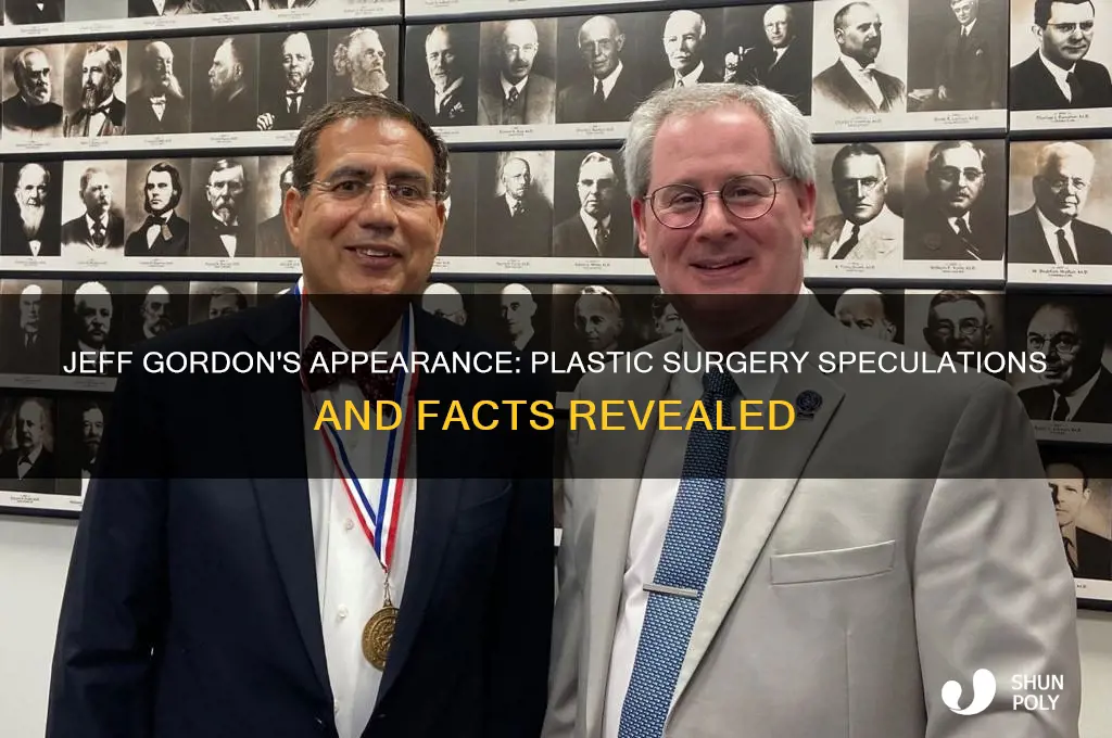 has jeff gordon had plastic surgery