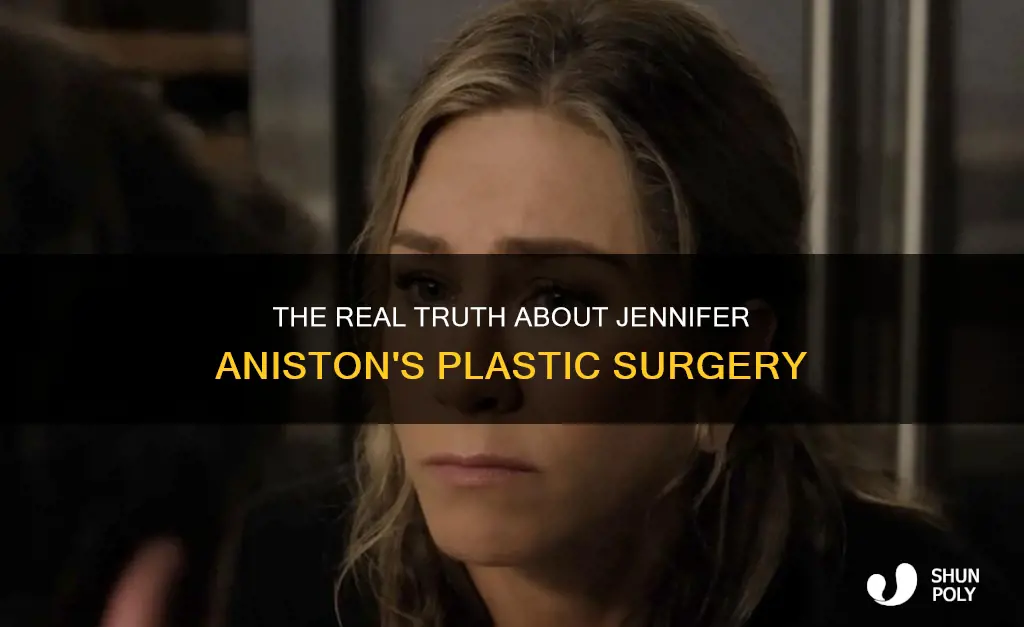 has jeffrifer aniston has plastice sergry
