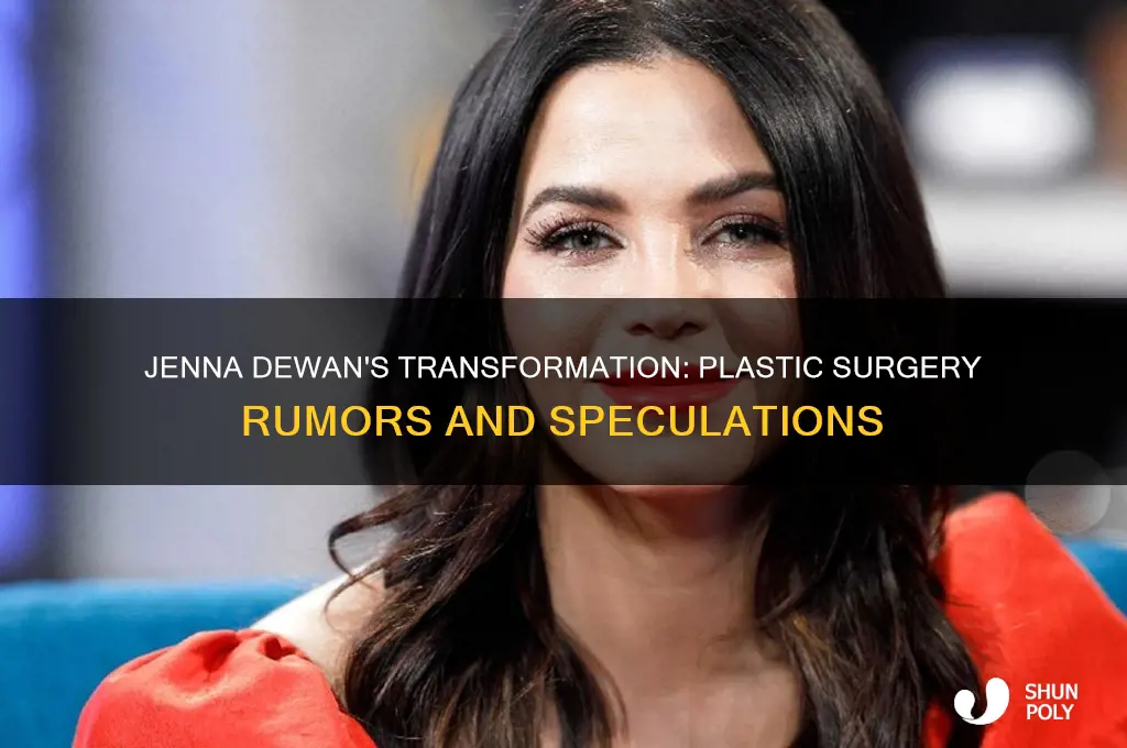 has jenna dewan had plastic surgery