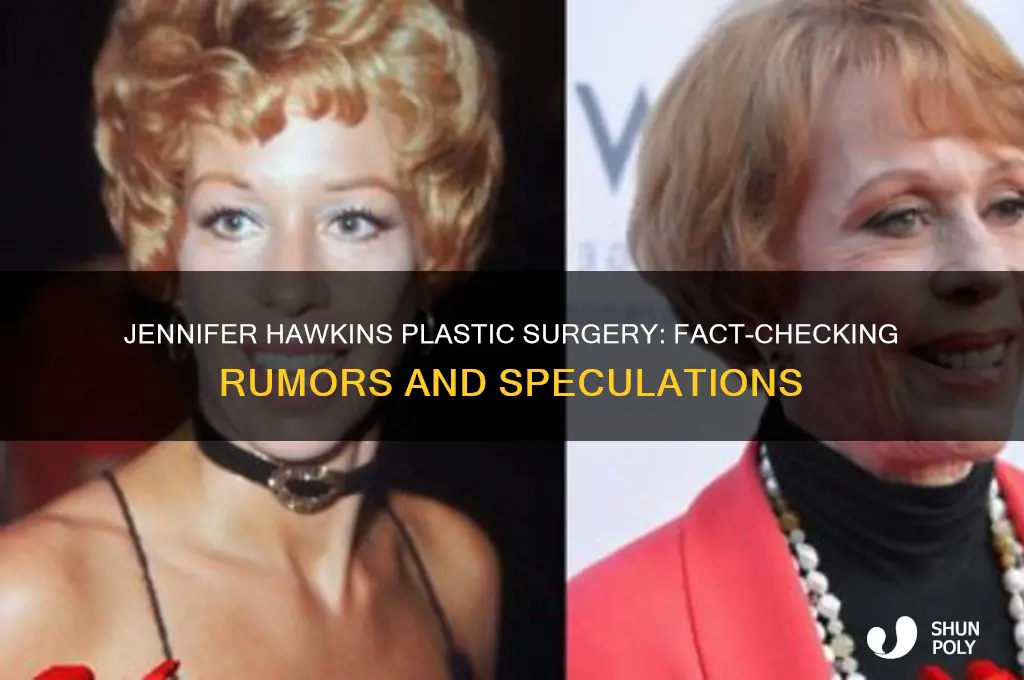 has jennifer hawkins had plastic surgery