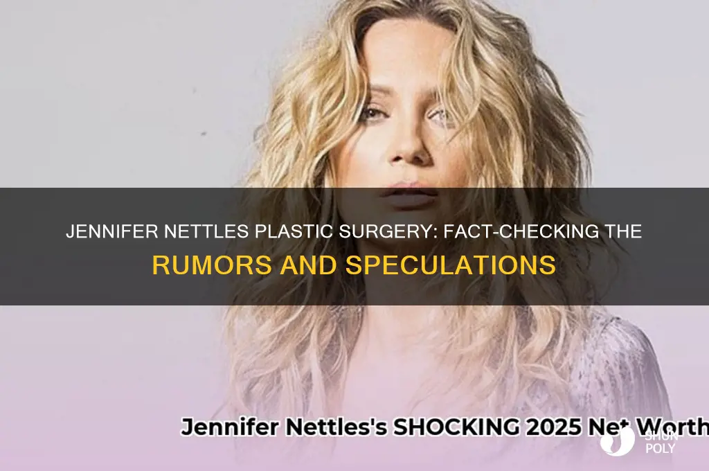 has jennifer nettles had plastic surgery