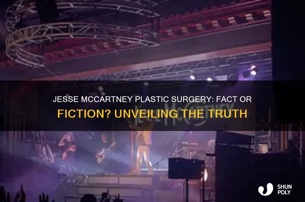 has jesse mccartney had plastic surgery
