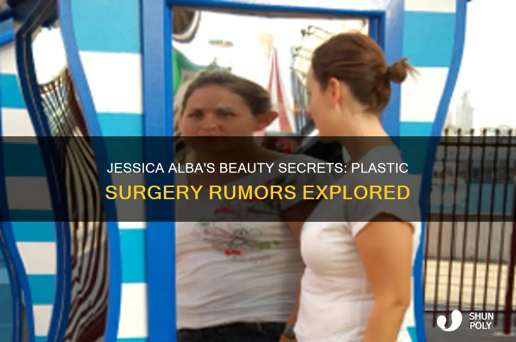 has jessica alba ever had plastic surgery