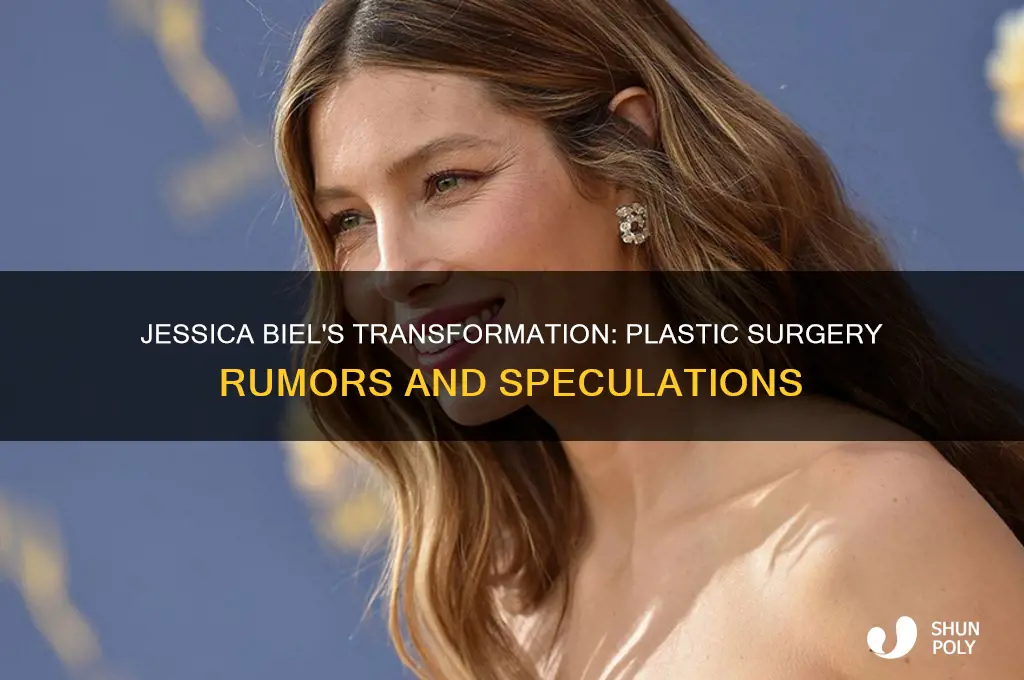 has jessica biel had plastic surgery