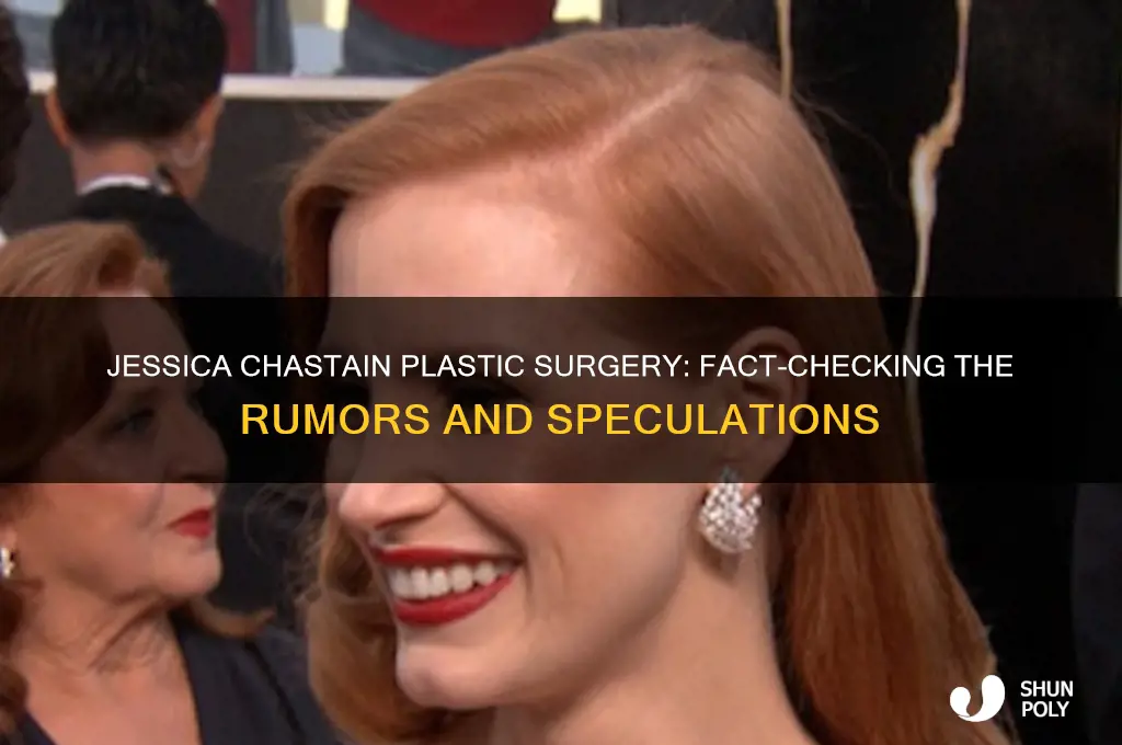 has jessica chastain had plastic surgery