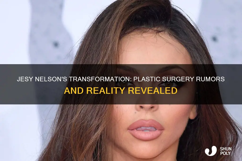 has jesy nelson had plastic surgery
