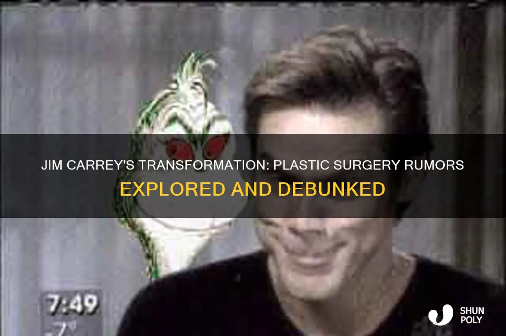 has jim carrey had plastic surgery