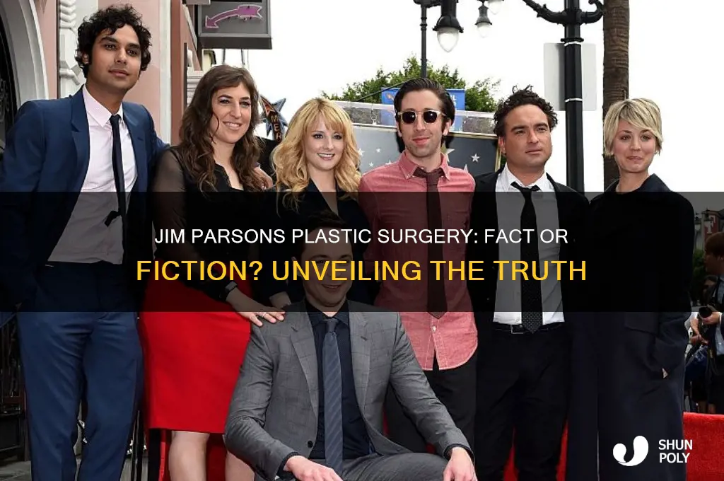 has jim parsons had plastic surgery