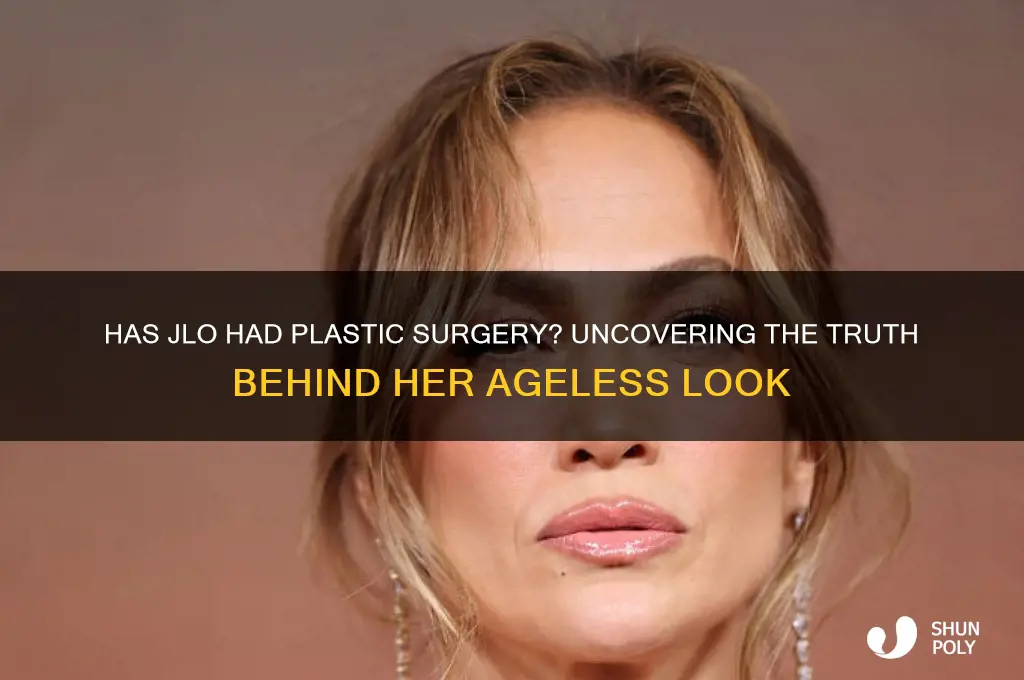has jlow had plastic surgery