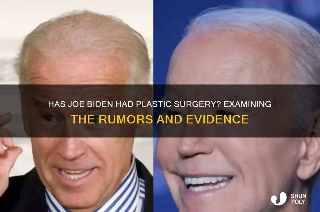 has jo biden had plastic surgery