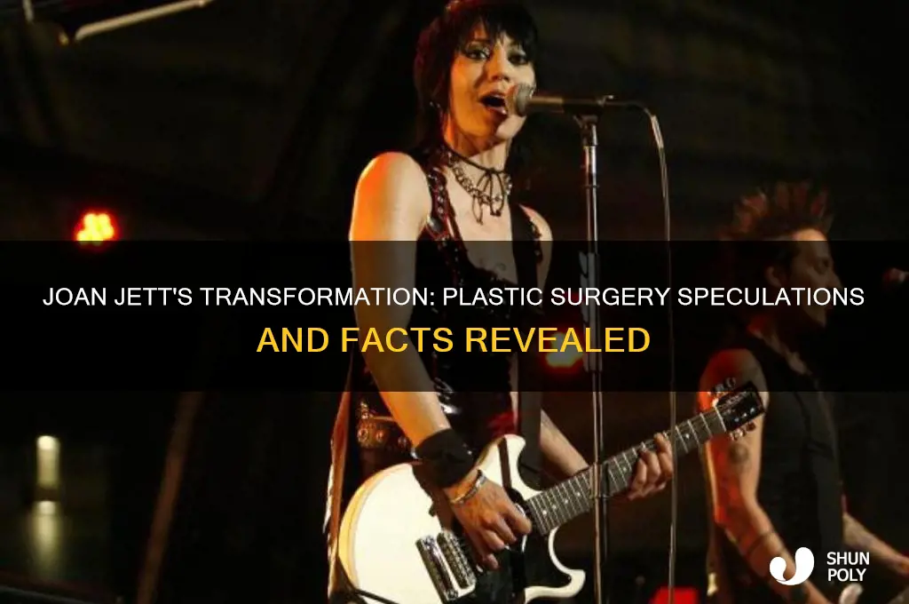 has joan jett had plastic surgery