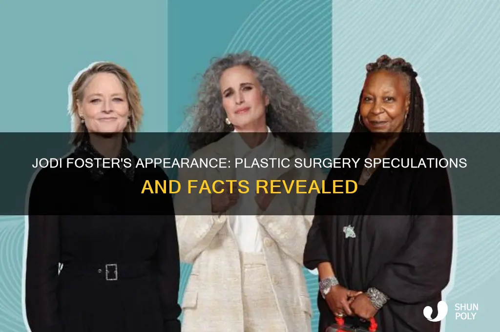 has jodi foster had plastic surgery