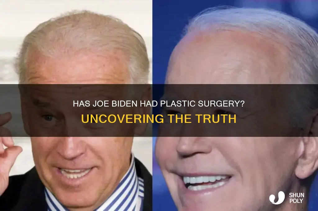 has joe biden ever had plastic surgery