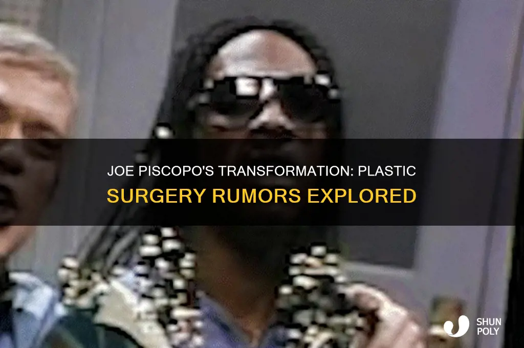 has joe piscopo had plastic surgery