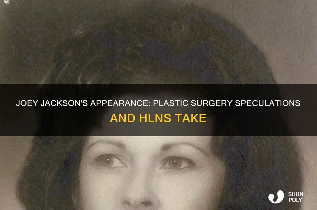 has joey jackson on hln had plastic surgery